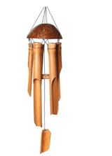 Bamboo Wood Wind Chime Pendant