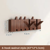Wall-Mounted Wooden Coat Rack
