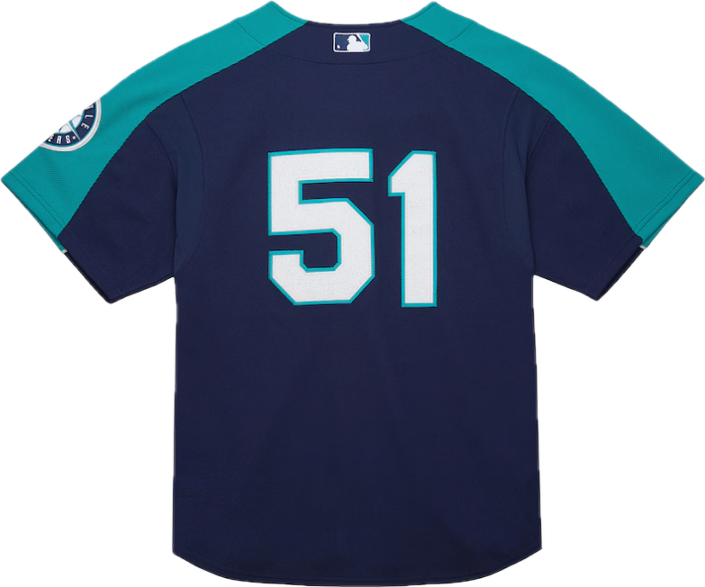 Men's Ichiro Suzuki Navy Seattle Mariners 2006 Authentic Batting Practice Jersey By Mitchell & Ness