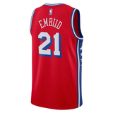 Philadelphia 76ers Red Statement Jersey Joel Embiid #21