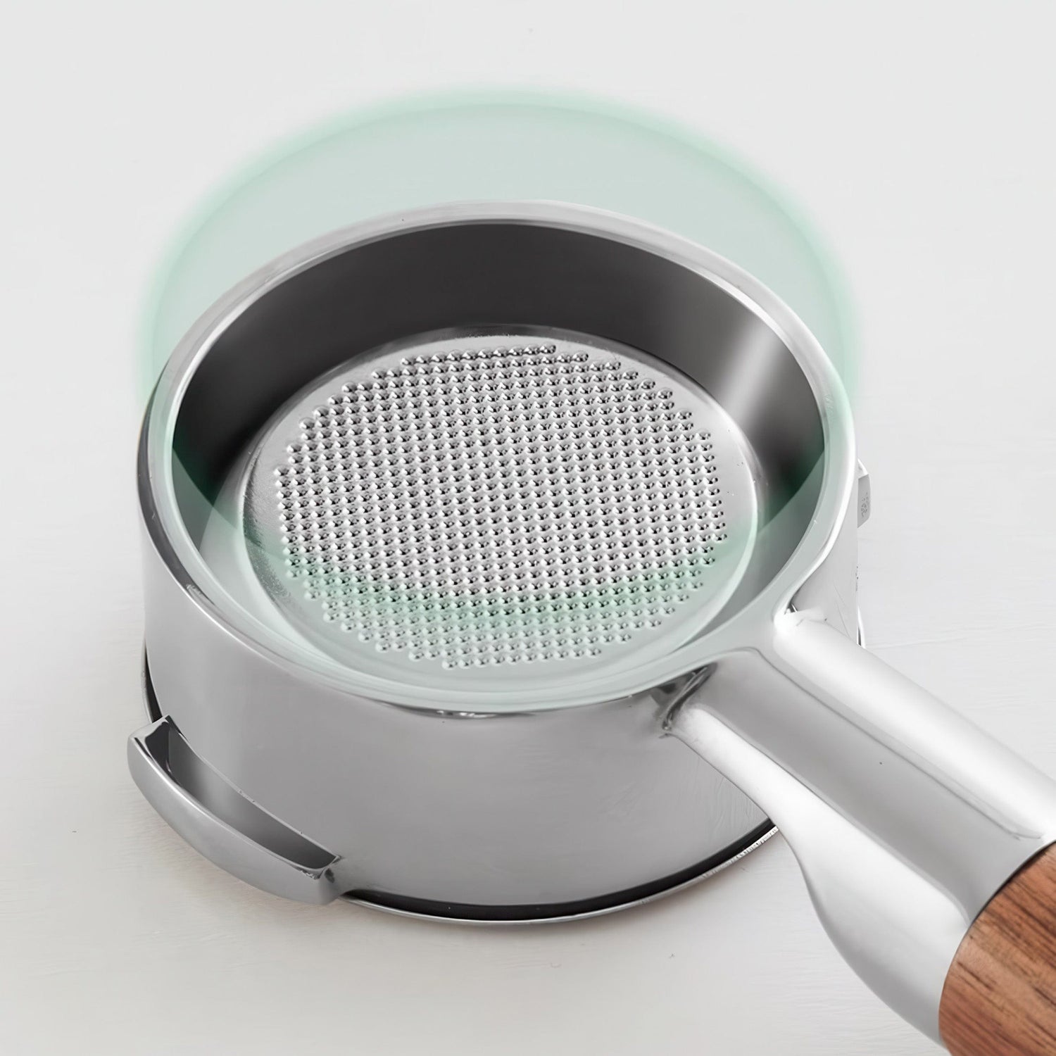 Bottomless Portafilter with Removable Double Spout