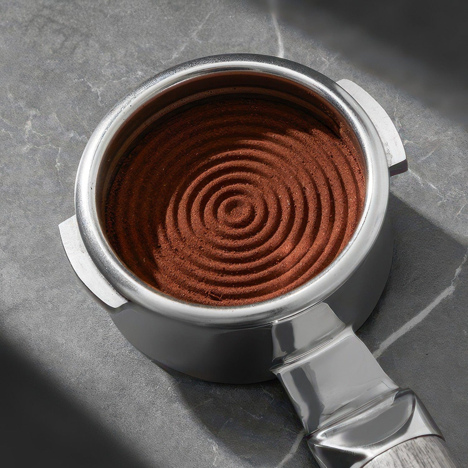 Bottomless Portafilter with Removable Double Spout