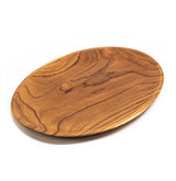Oval Teak Wood Plate - Large