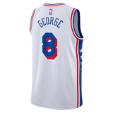 Philadelphia 76ers White Association Jersey Paul George #8