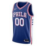 Philadelphia 76ers Blue Icon Jersey Custom