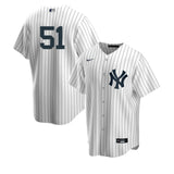 Men's Nike Bernie Williams #51 White New York Yankees Home Player Jersey