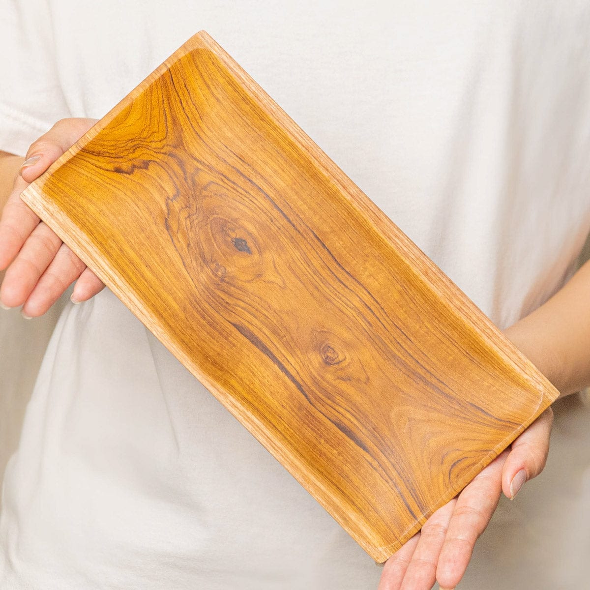 Rectangular Teak Wood Plate - Small
