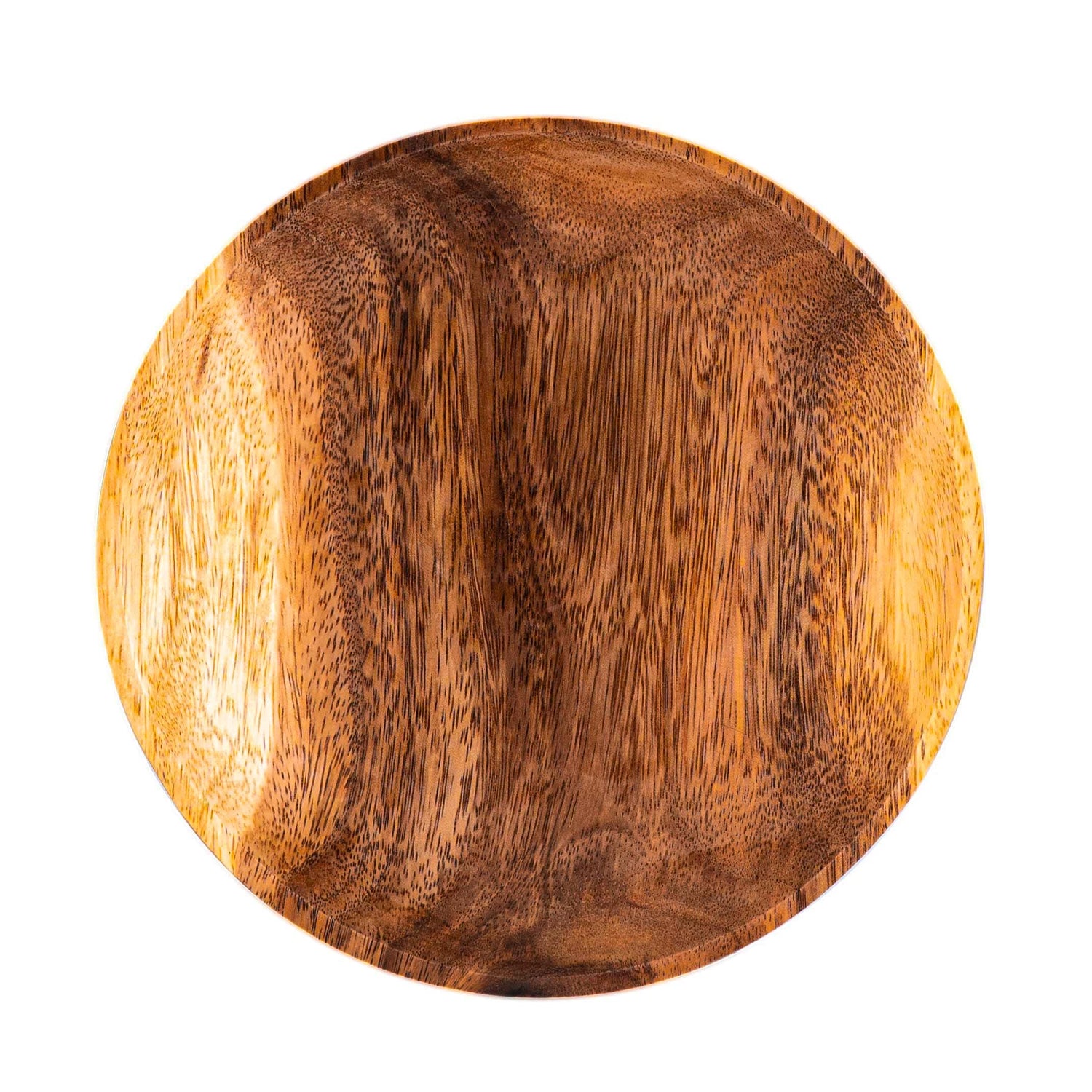 Round Classic Acacia Wood Starter Plate