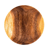 Round Classic Acacia Wood Starter Plate