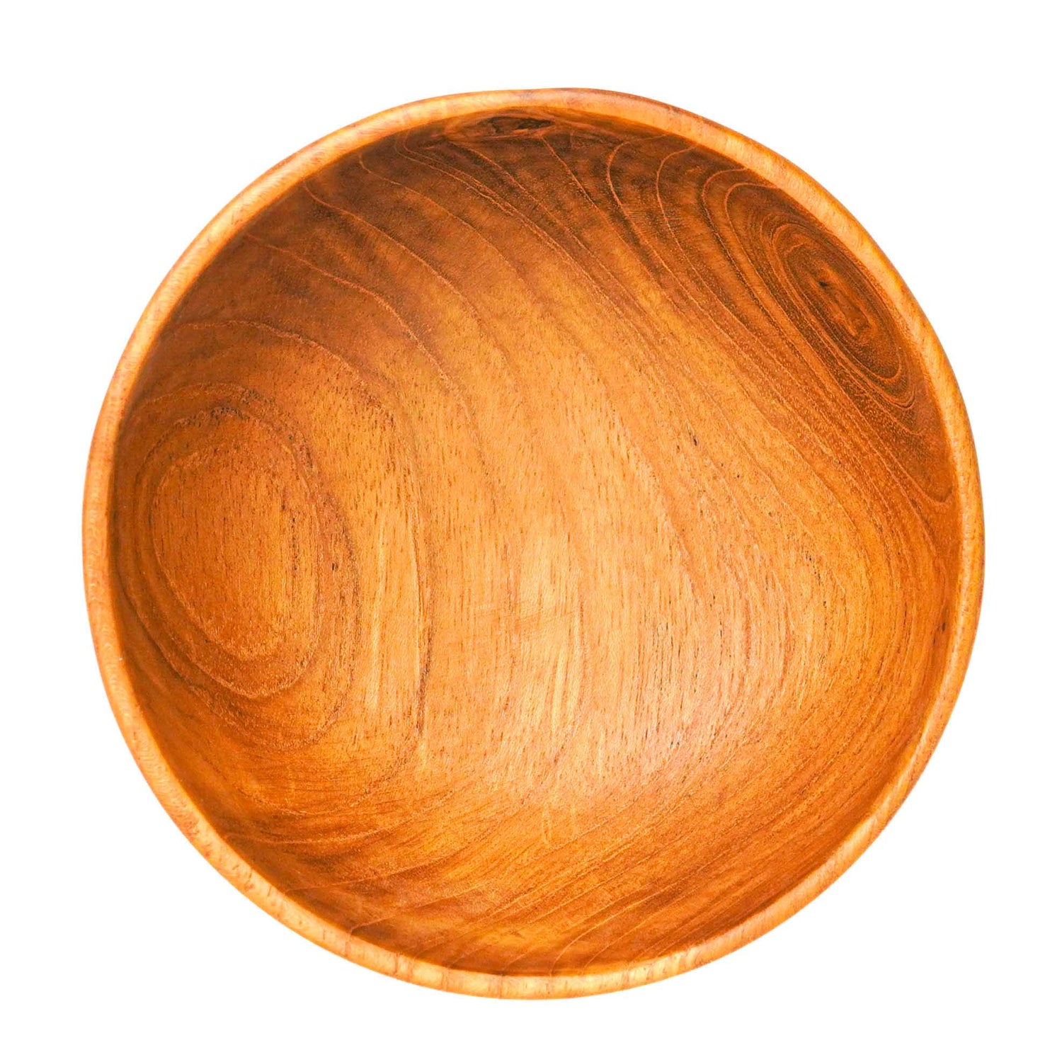 Round Teak Wood Appetizer Bowl