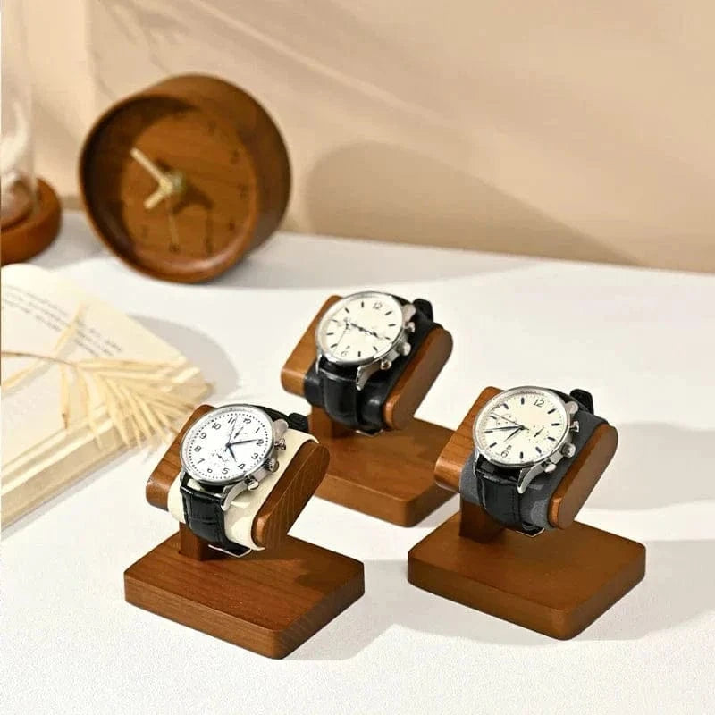 Wooden Watch Holder Stand – T-Bar Jewelry Display & Organizer