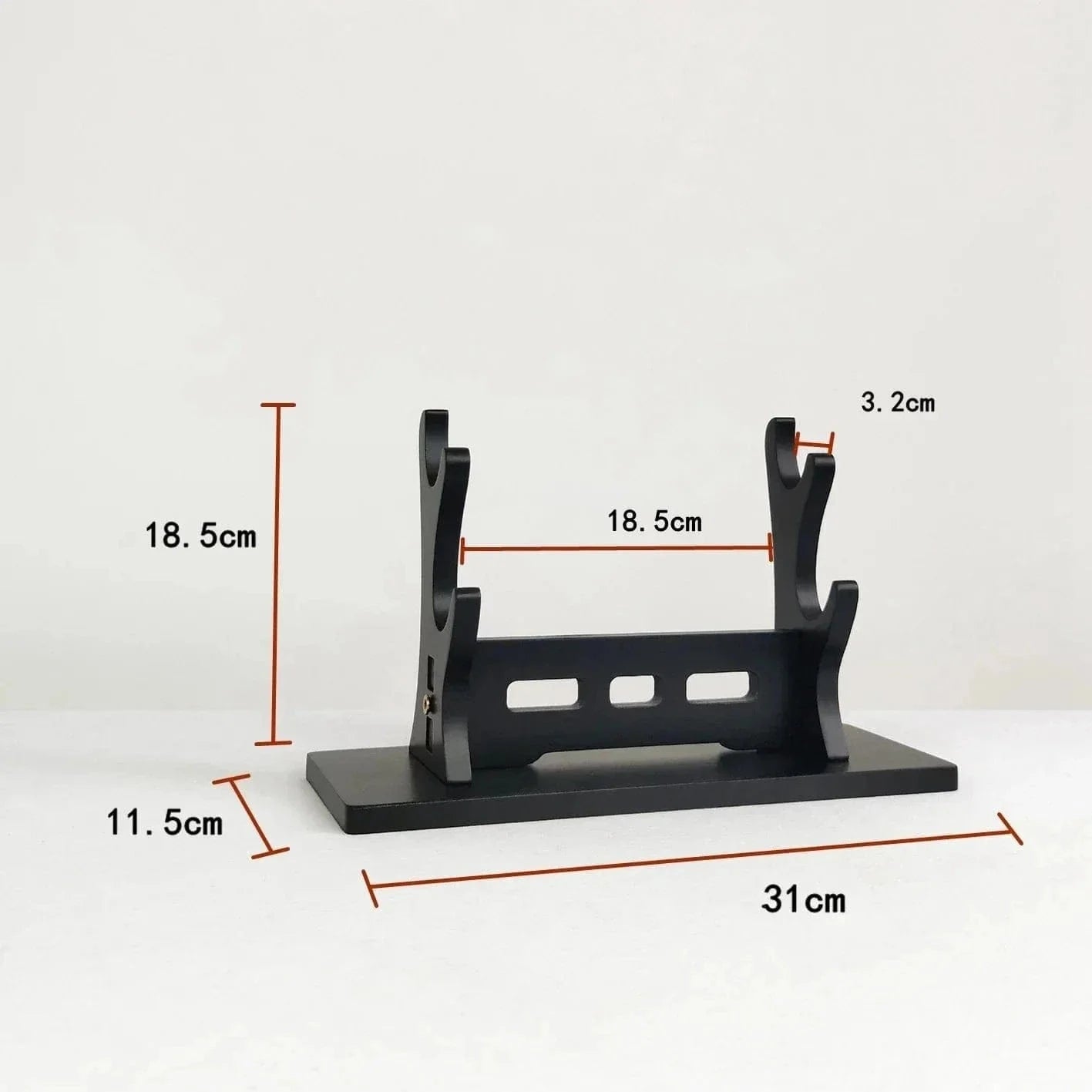 Wooden Katana Sword Holder Stand – 5-Tier Weapon Display Rack