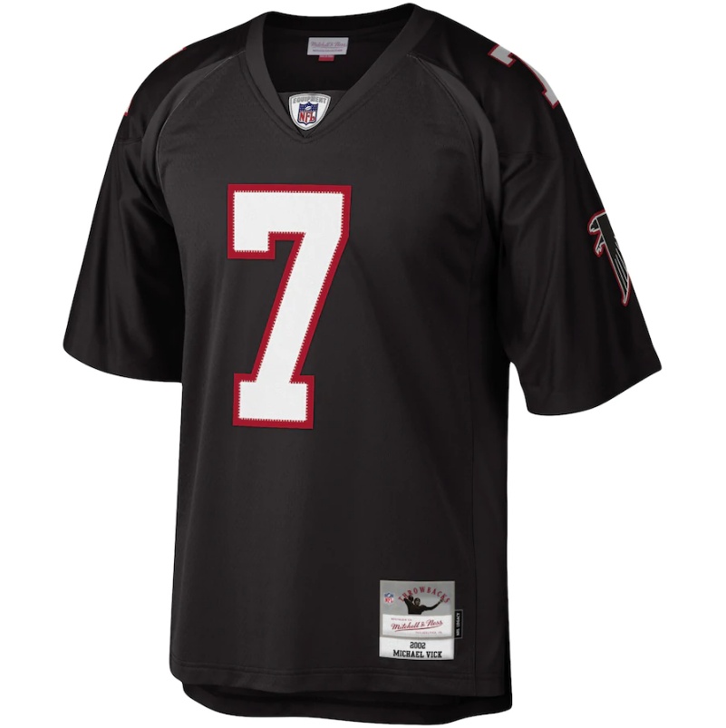 Michael Vick Atlanta Falcons Mitchell & Ness Legacy  Jersey - Black