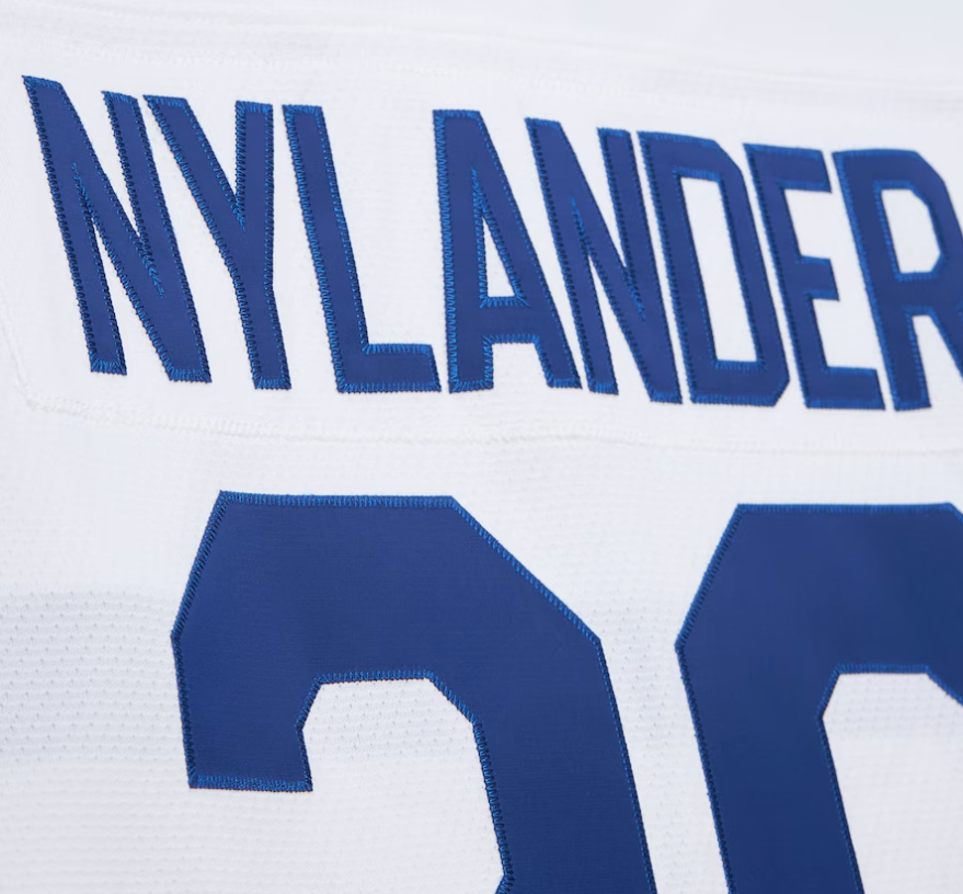 Men's William Nylander White Toronto Maple Leafs 2018 NHL Stadium Series Game Jersey