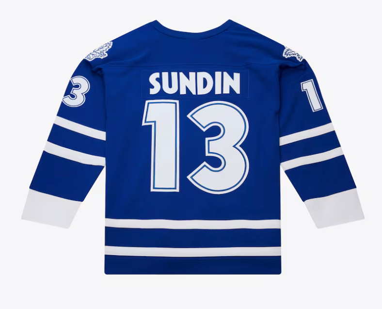 Men's Mats Sundin Blue Toronto Maple Leafs 1997/98 Power Play Jersey By Mitchell & Ness