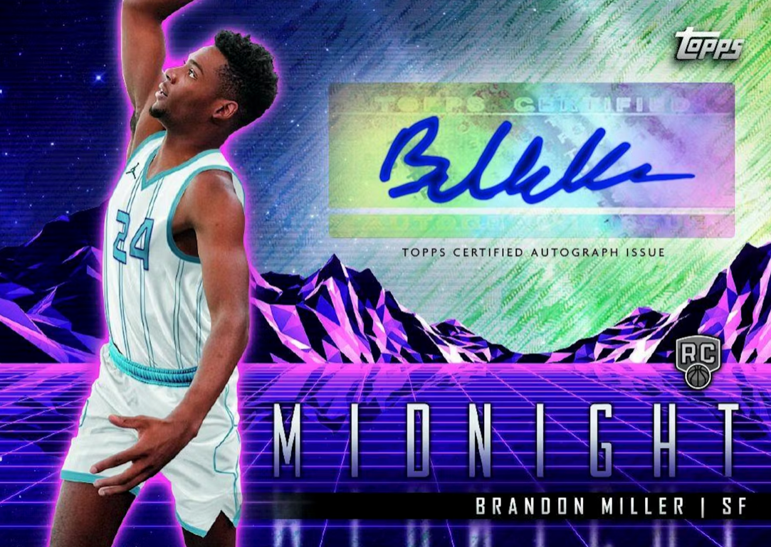 2023/24 Topps Midnight Basketball Hobby Box 1 Pack Per Box, 7 Cards Per Pack