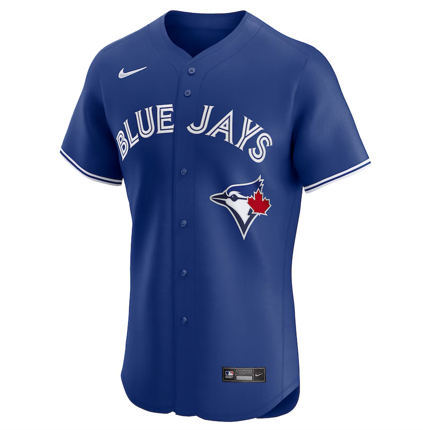 Men's Toronto Blue Jays MLB Baseball Nike Alternate Elite Authentic Pro Jersey - Navy