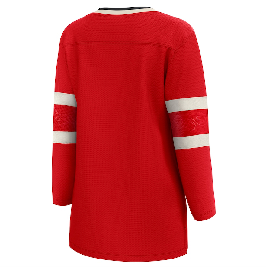Women's Canada Fanatics Red 2025 4 Nations Face-Off Breakaway Jersey
