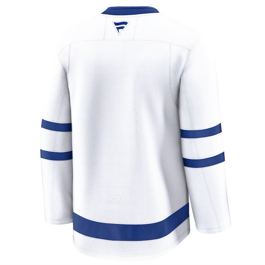 Men's Toronto Maple Leafs Fanatics White Away Premium Blank Player Jersey