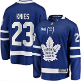 Men's Toronto Maple Leafs Matthew Knies Fanatics Branded Royal Breakaway - Player Jersey With Milk Patch