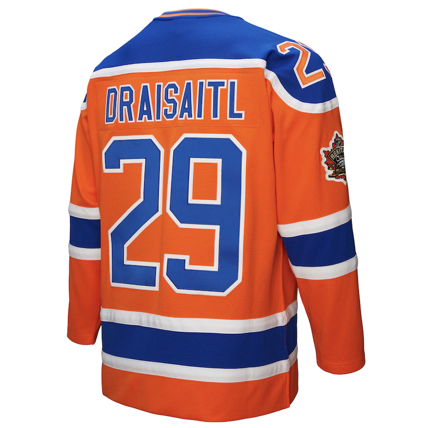 Men's Leon Draisaitl Edmonton Oilers Mitchell & Ness Power Play Jersey - Orange