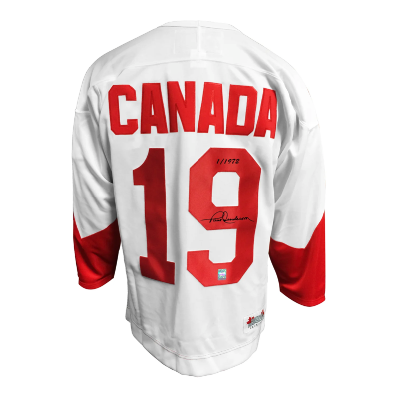 Paul Henderson Team Canada 50th Anniversary Limited Edition Autographed 1972 Summit Series Hockey Jersey - White