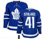 Anthony Stolarz Signed Toronto Maple Leafs Fanatics NHL Hockey Jersey - With COA & Hologram