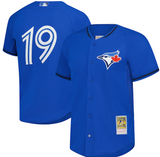 Men's Jose Bautista Royal Toronto Blue Jays Cooperstown Collection Authentic Batting Practice Mesh Jersey