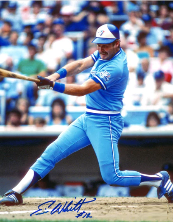 Ernie Whitt Toronto Blue Jays Signed 8x10 MLB Baseball Photograph