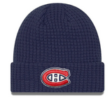 Men's Montreal Canadiens Primary Logo NHL New Era Waffle Knit Beanie Toque