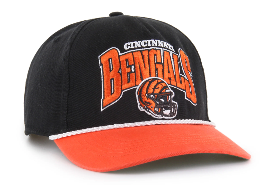 Men's Cincinnati Bengals NFL 47 Brand Black Palermo Hitch Snapback Hat