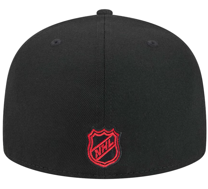 Men's Ottawa Senators NHL Hockey New Era Core 59FIFTY Fitted Hat - Black