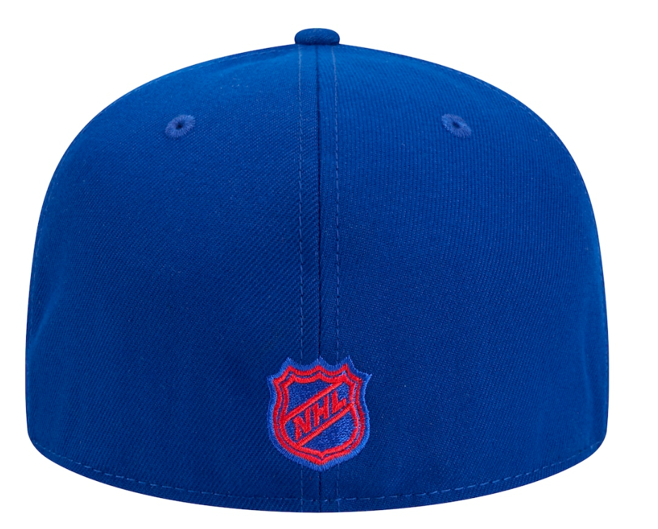 Men's New York Rangers NHL Hockey New Era Core 59FIFTY Fitted Hat - Royal