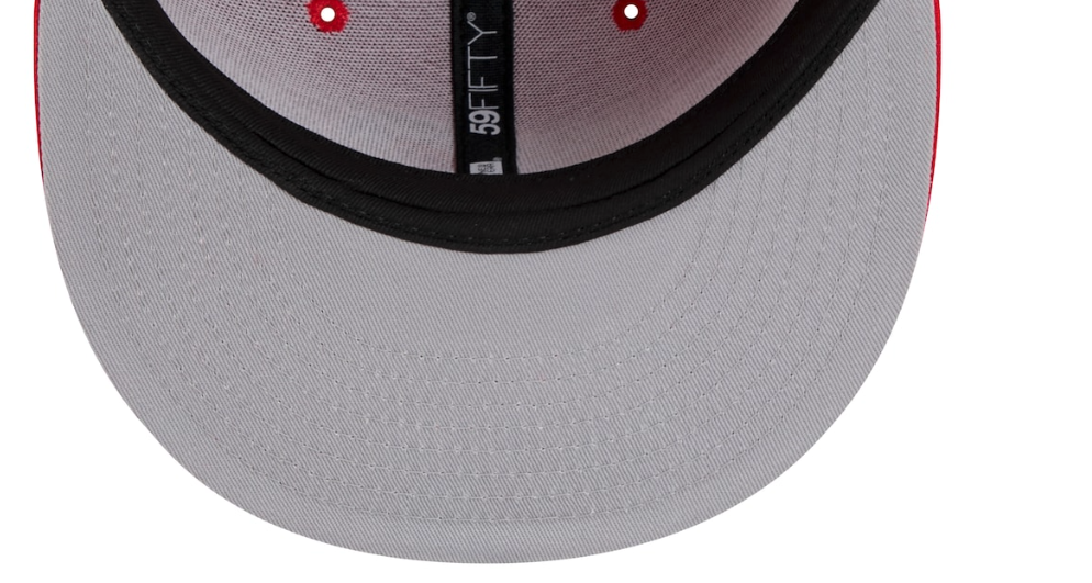 Men's Calgary Flames NHL Hockey New Era Core 59FIFTY Fitted Hat - Red