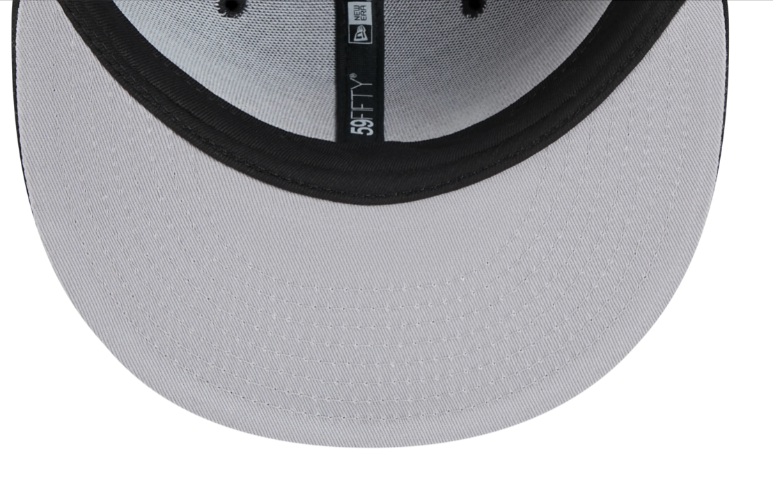 Men's Vancouver Canucks NHL Hockey New Era Core 59FIFTY Fitted Hat - Black