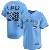 Men's Toronto Blue Jays Nathan Lukes Powder Blue MLB Baseball Player Jersey