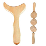 2/4/6/8PCSWooden Body Massager Set – Beech Wood Tools for Relaxation & Muscle Relief