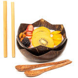 Star Coconut Bowls Kitchen Serve Set of 2