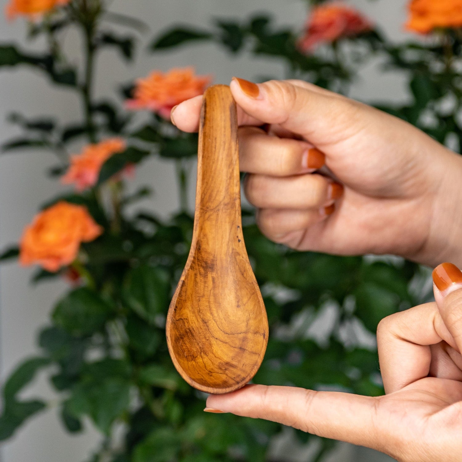 Teak Wood Soup Spoon