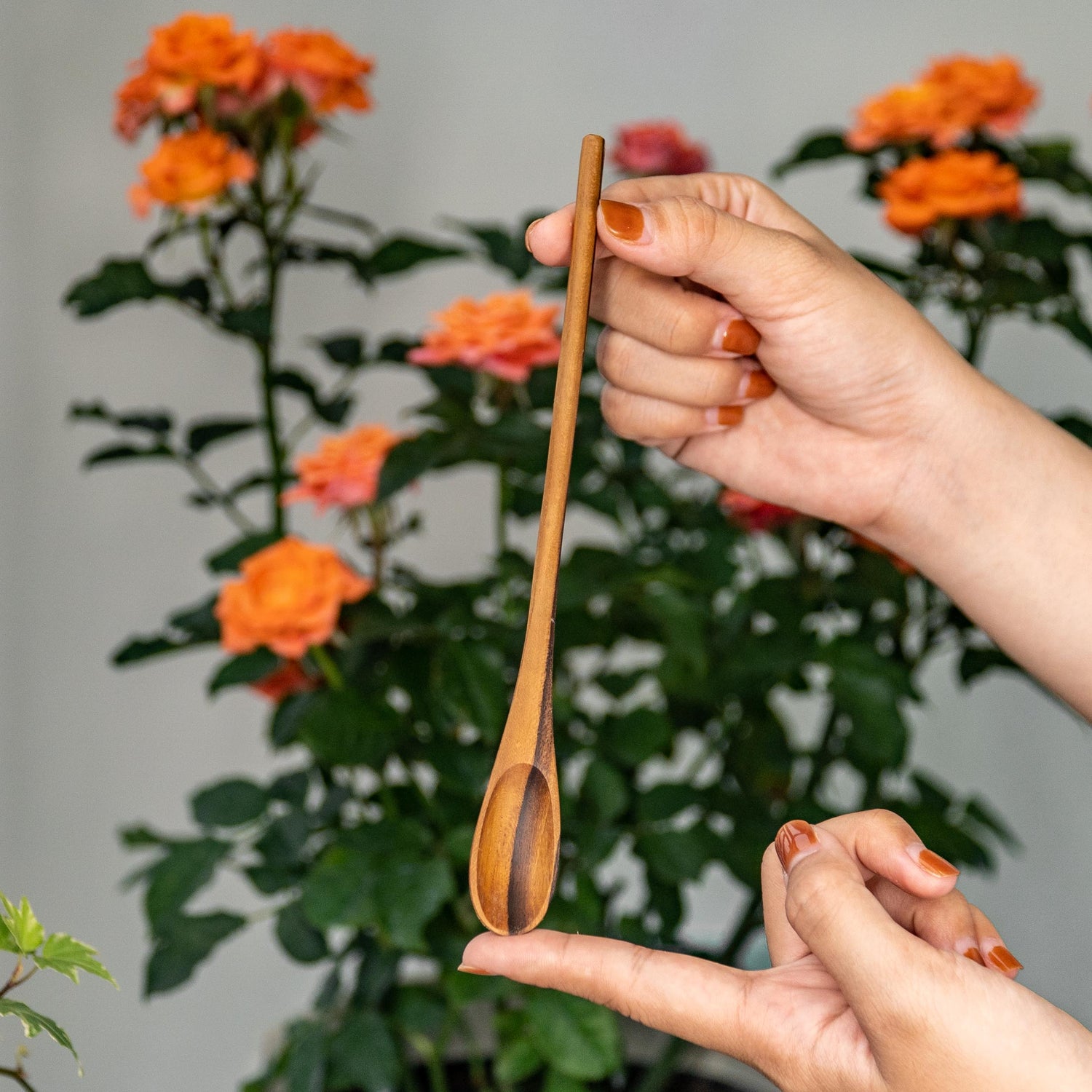 Teak Wood Stirring Spoon