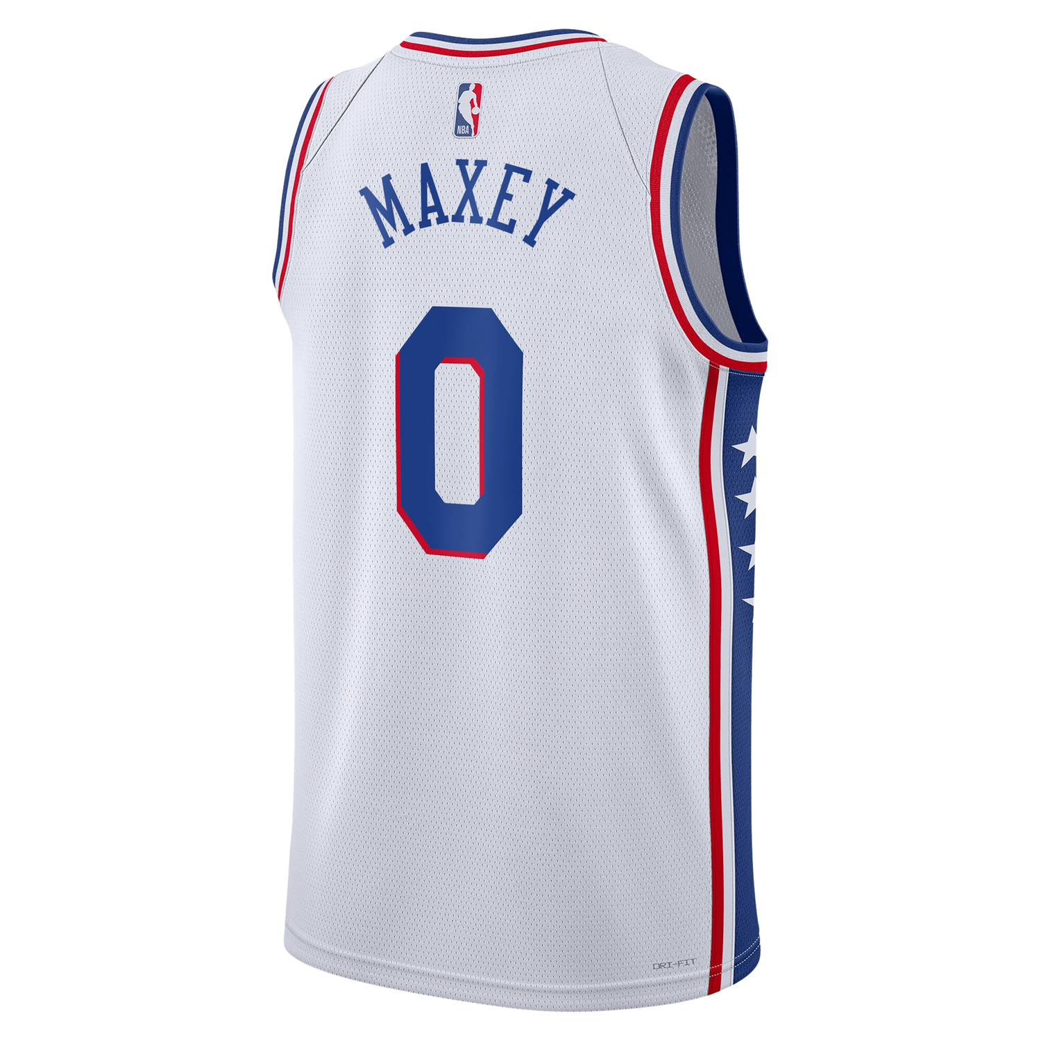 Philadelphia 76ers White Association Jersey Tyrese Maxey #0