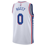 Philadelphia 76ers White Association Jersey Tyrese Maxey #0