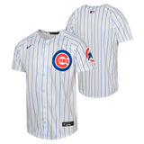Youth Chicago Cubs Home White Nike Limited Blank Jersey