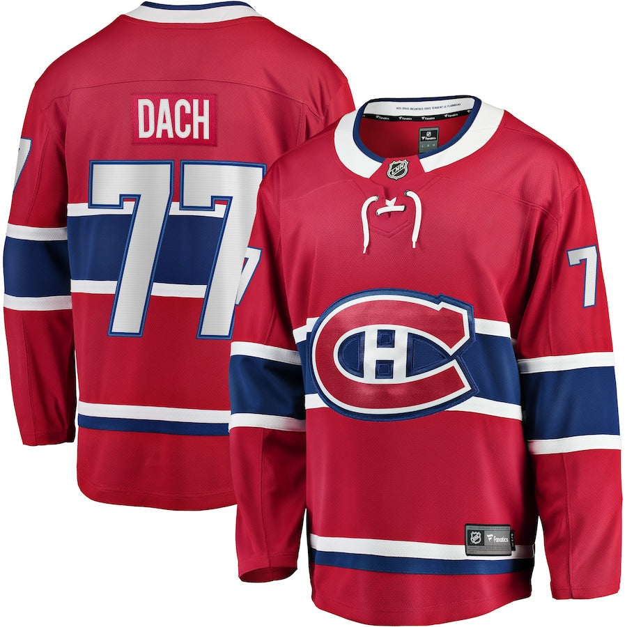 Kirby Dach Montreal Canadiens   Home Breakaway  Jersey - Red