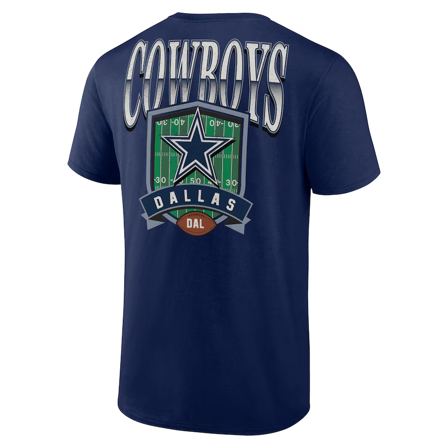 Dallas Cowboys Full Range T Shirt -Navy- Fanatics