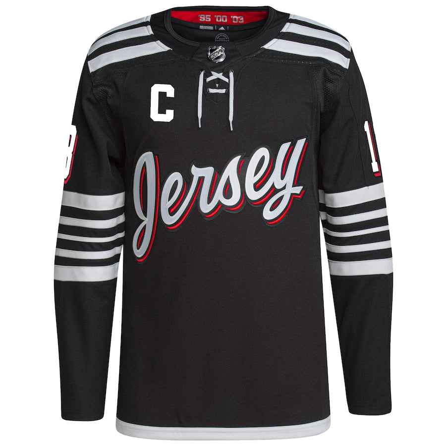 Nico Hischier New Jersey Devils   Alternate Primegreen   Jersey - Black