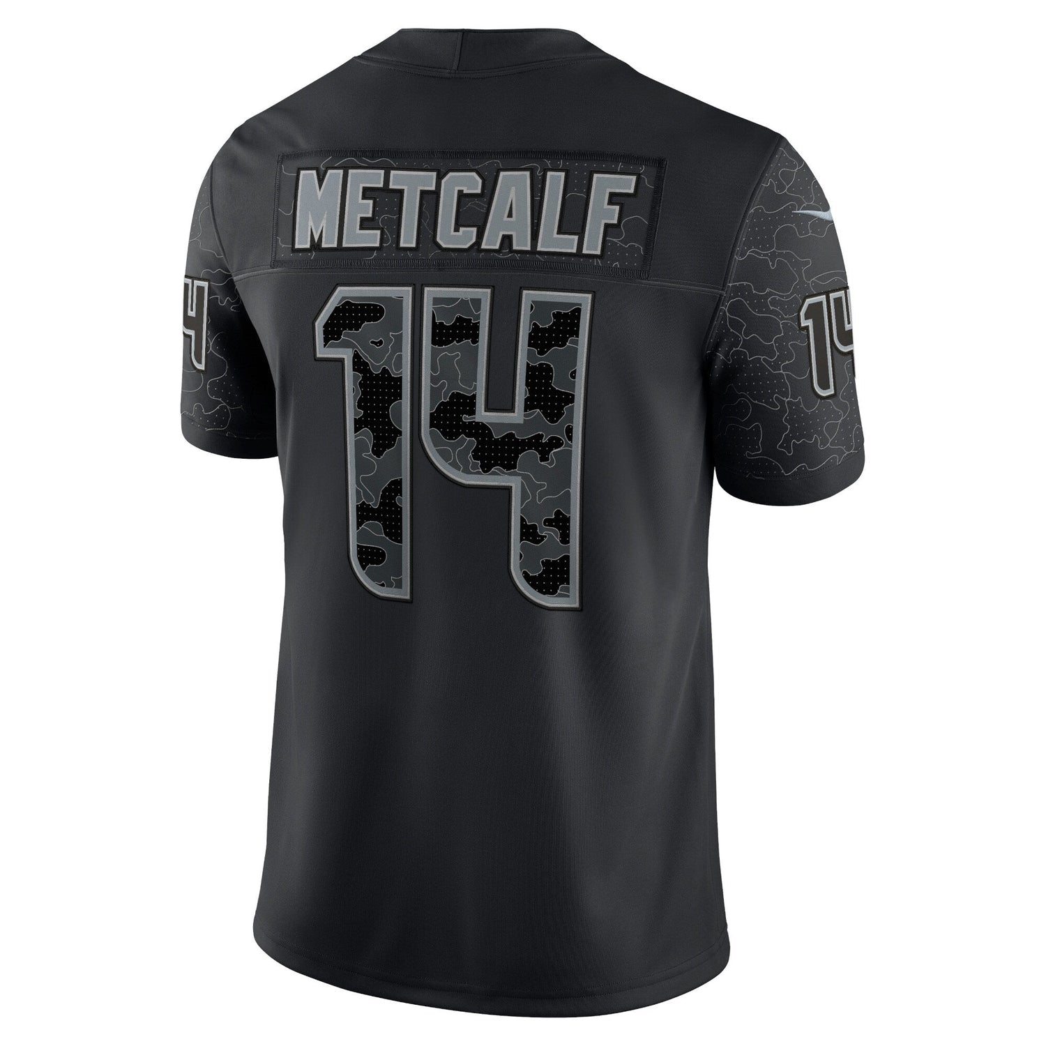 DK Metcalf Seattle Seahawks Nike RFLCTV Limited Jersey - Black