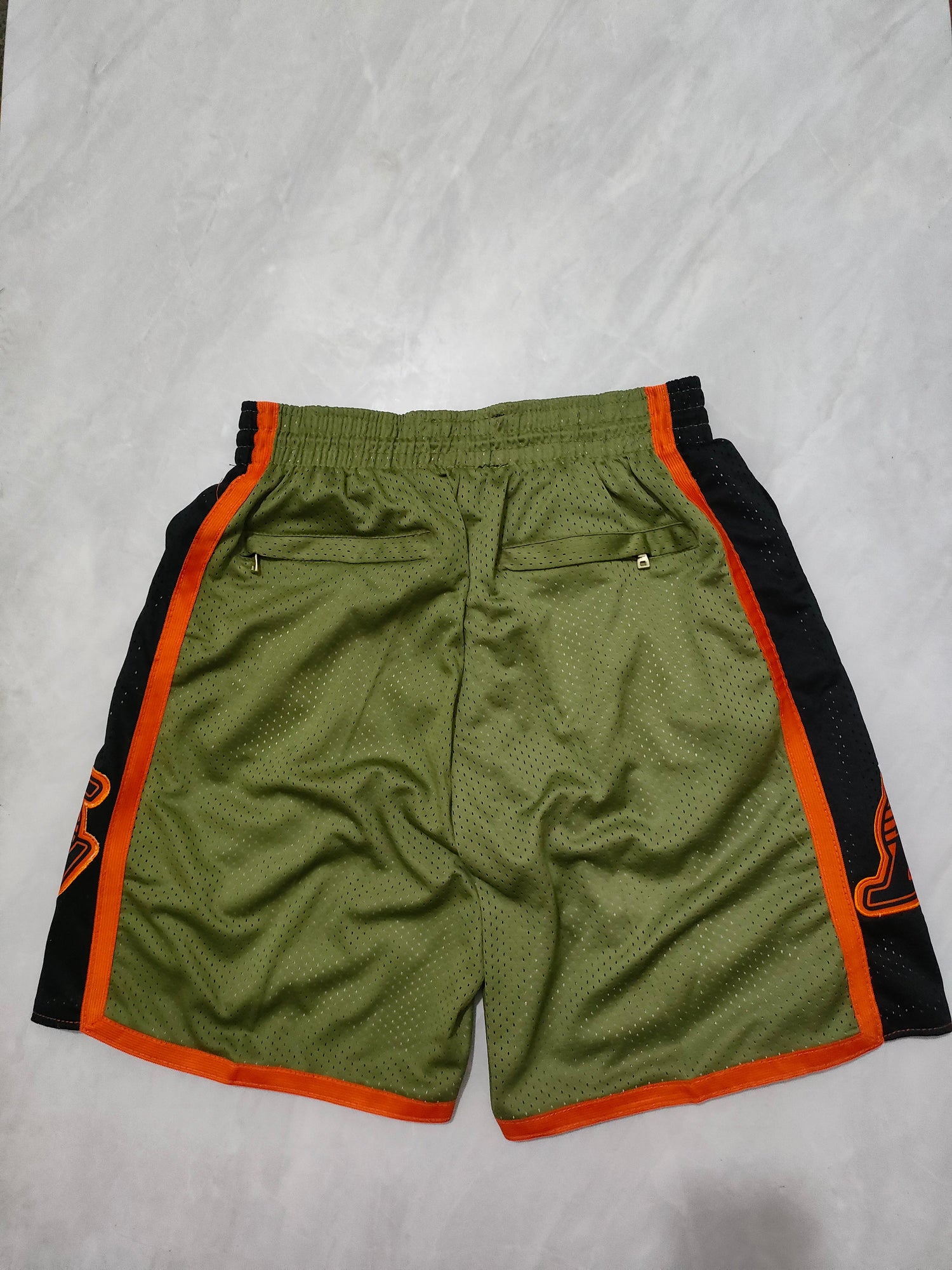 JUST DON Los Angeles Lakers Green Pocket Shorts