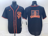 Men's San Francisco Giants Black Alternate Player Jersey