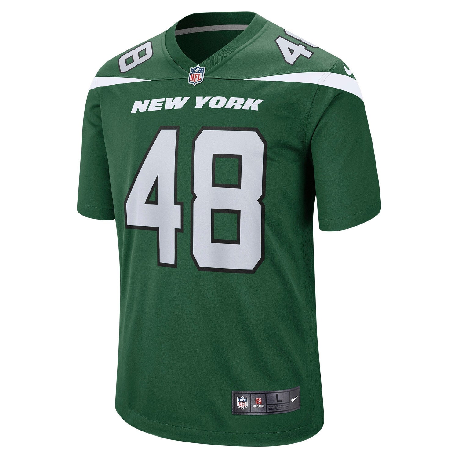 Nick Bawden New York Jets Nike Game   Jersey - Gotham Green